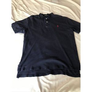 Polo By Ralph Lauren, 100% Cotton Blue 2 Button, Men’s Polo Shirt, Size L